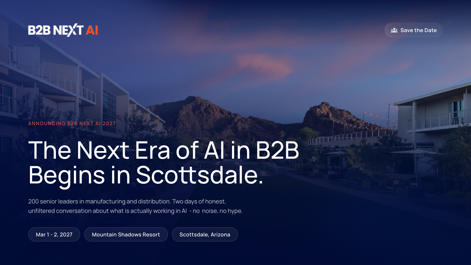 B2B NEXT AI Returns in 2027 with an Expanded Global Leadership Summit